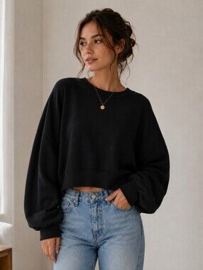 Oversized Crewneck Sweatshirt | Size Medium